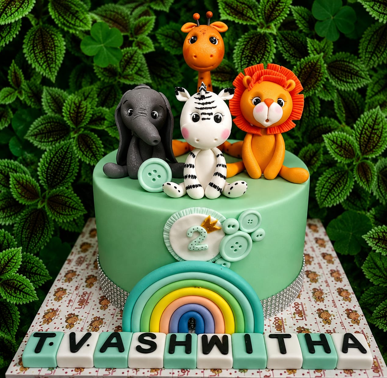 Birthday Queen Illuminated Floating Tier Cake